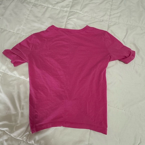 Lululemon knot hot pink top - Picture 2 of 3